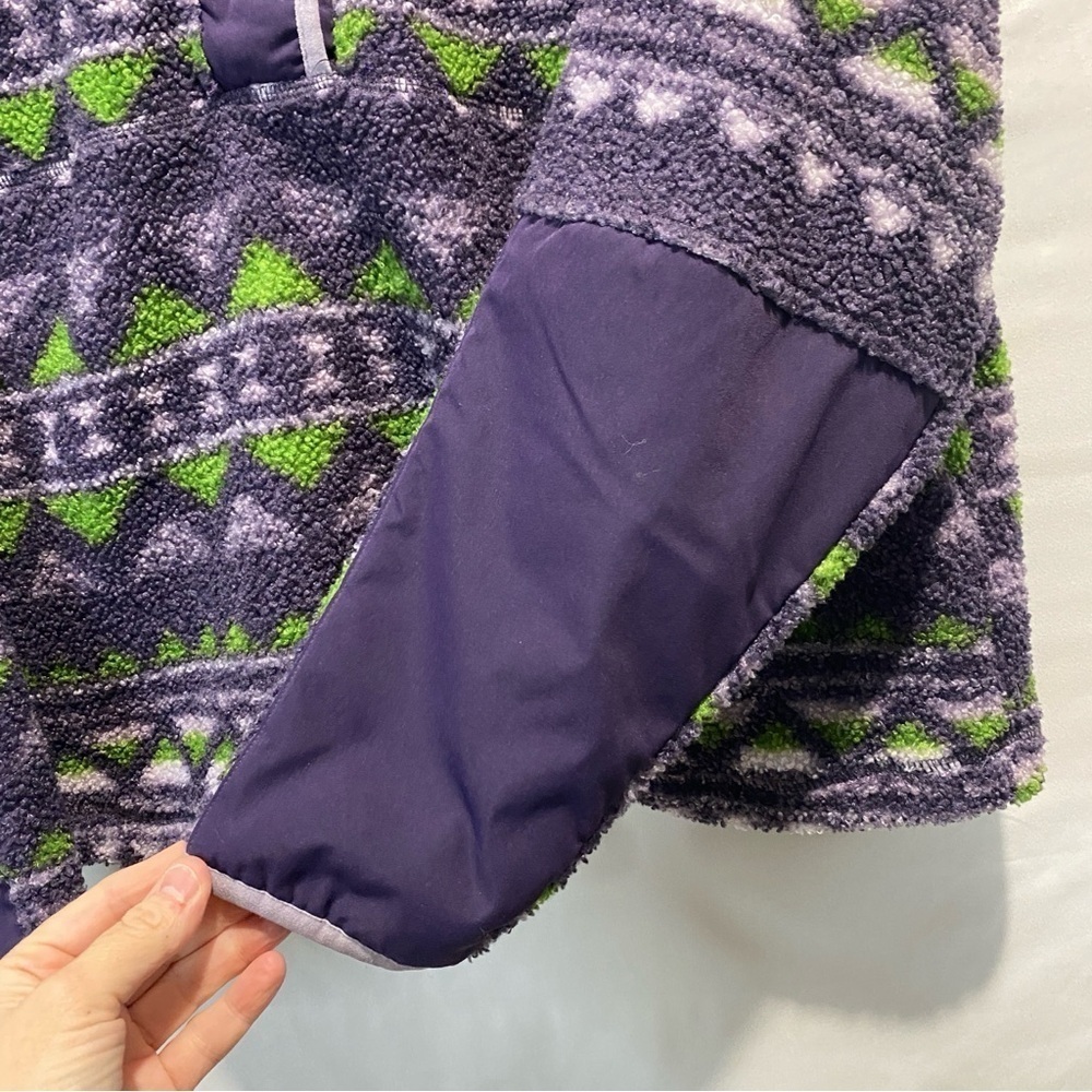 HYBA Sherpa Fleece cabincore Quarter Pullover with Raglan Sleeves sz Large - Picture 6 of 16